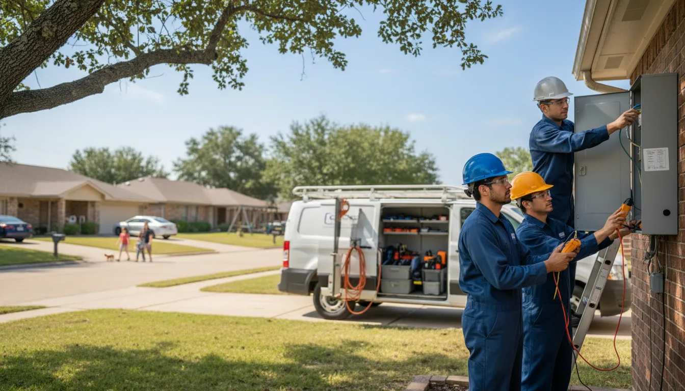 Certified electrician providing emergency electrical services in Hillsgrove, PA